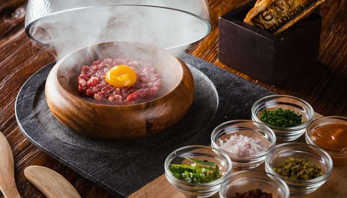 Seafire Steakhouse Steak Tartare Table Side