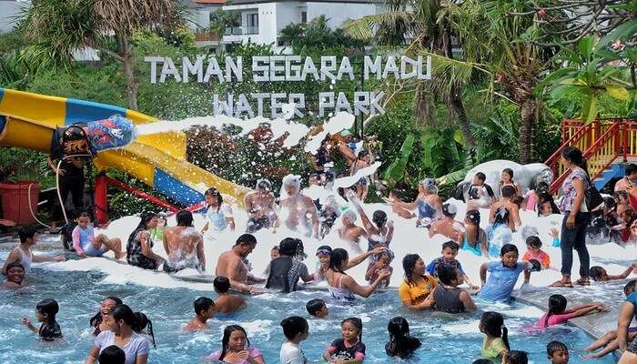 Taman Segara Madu Water Park View