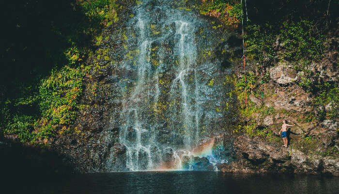 Tegenungan Waterfall Swing