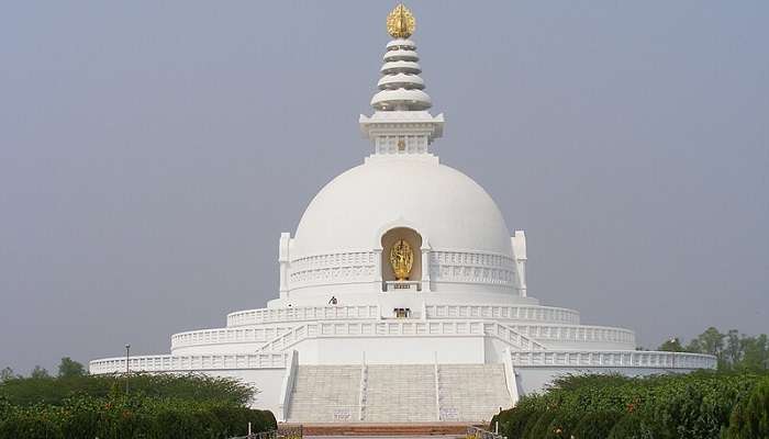 Sitting atop Charlimont Hill, the Peace Pagoda is quite the site to behold and one of the best things to do in Darjeeling