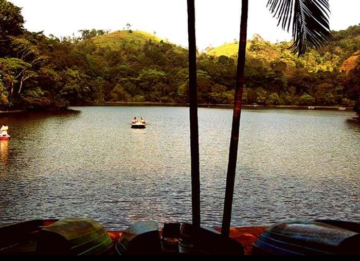 The beautiful lake in Wayanad