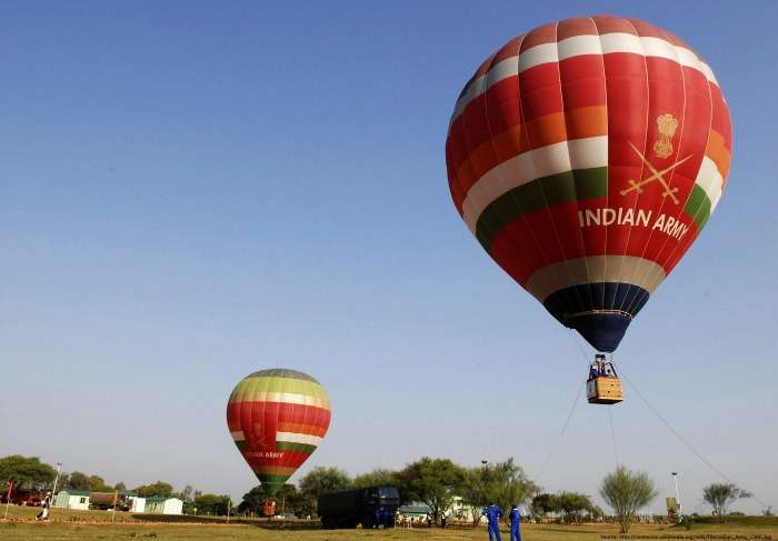 take a ride in a hot air balloon