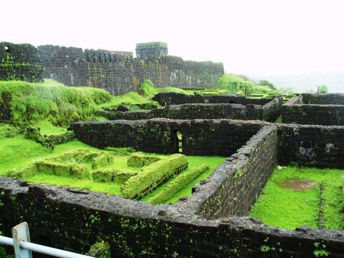 The historic Raigad Fort at Raigad