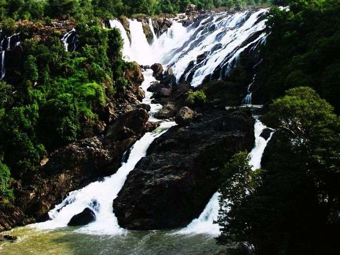 Famous waterfall in Karnataka, Shivasamudram