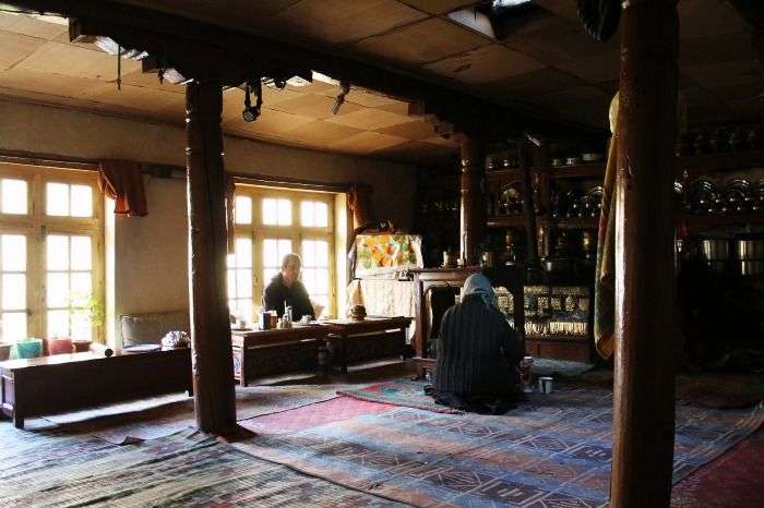 Homestay Kitchen at Rumback in Ladakh