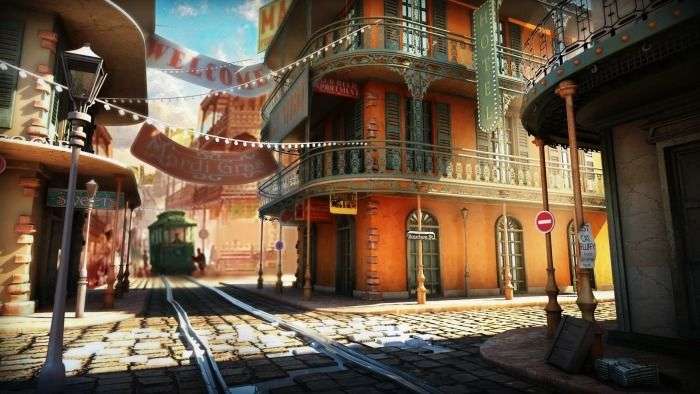 New Orleans Streets in The Princess and the Frog