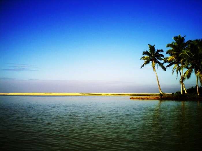 Panoramic view of Poovar Island