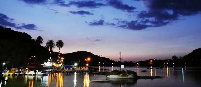 An evening in Mount Abu during rainy season