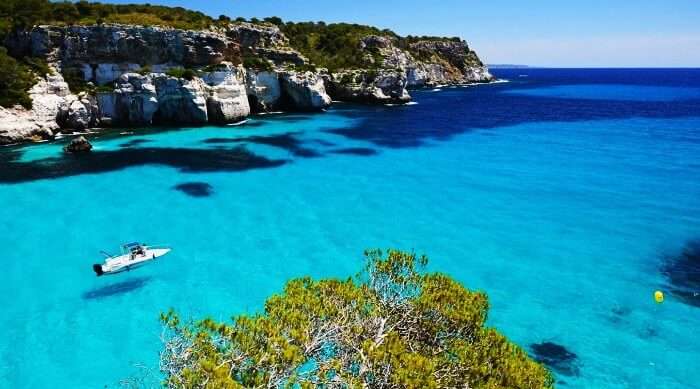 Another romantic honeymoon destination in the world is Balearic Island in Spain