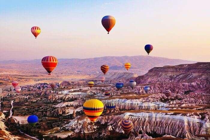 Cappadocia is the best places to visit in Turkey for Honeymoon