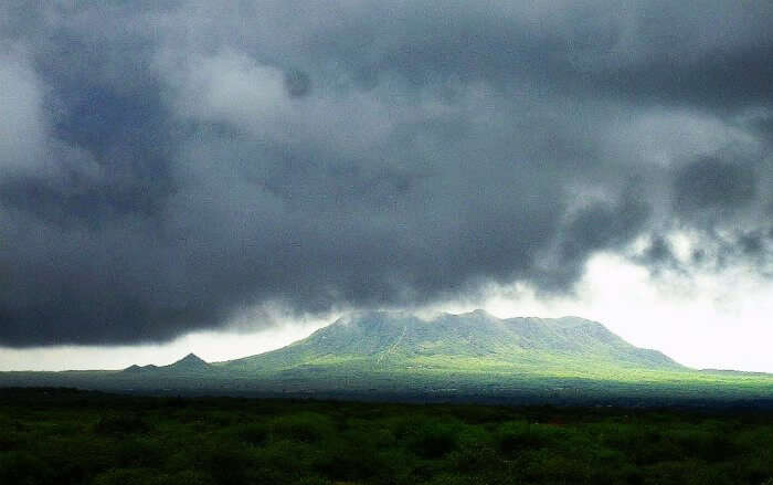 Monsoon Clouds over Dhinodhar hill Kutch