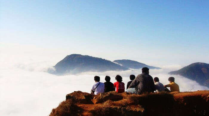 Walk over the clouds in Skandagiri