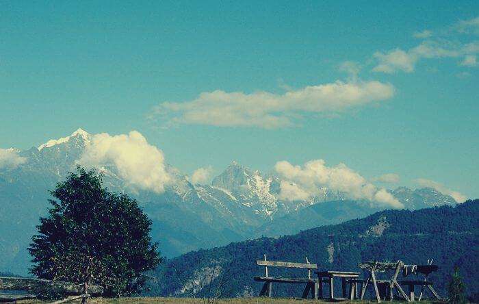 Ravangla is a popular tourist place in Sikkim
