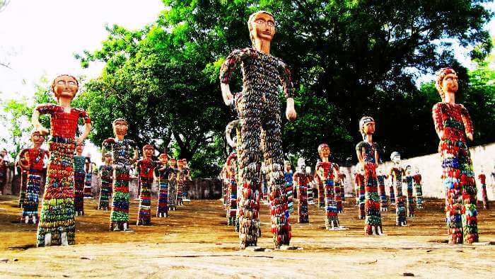 Rock garden in Chandigarh