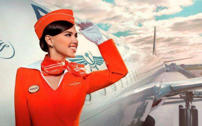 An air hostess gets to travel across the world