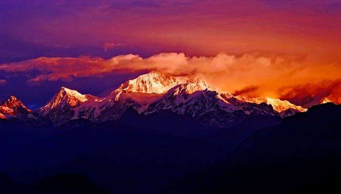 Sunrise at Kanchenjunga