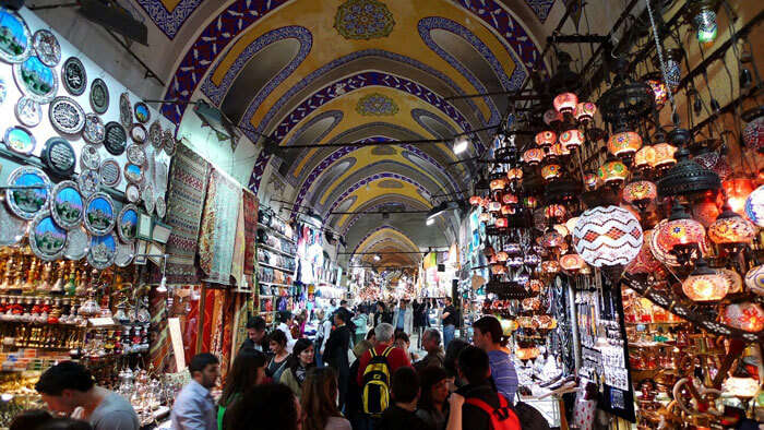Grand Bazaar is one of important tourist places in Istanbul