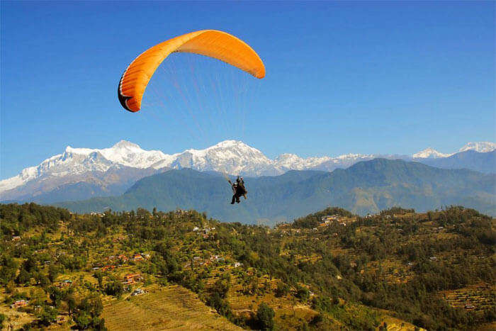 Scale the Himalayas while you go paragliding in Ranikhet