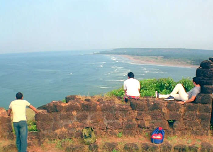 A snap of the trio from Dil Chahta Hai at Aguada Fort in Goa