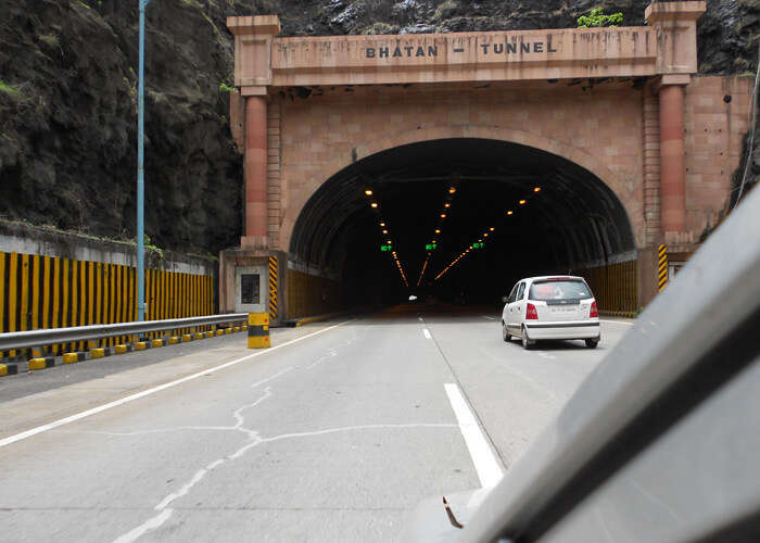 Road trip from Mumbai to Pune includes the long Bhatan Tunnel