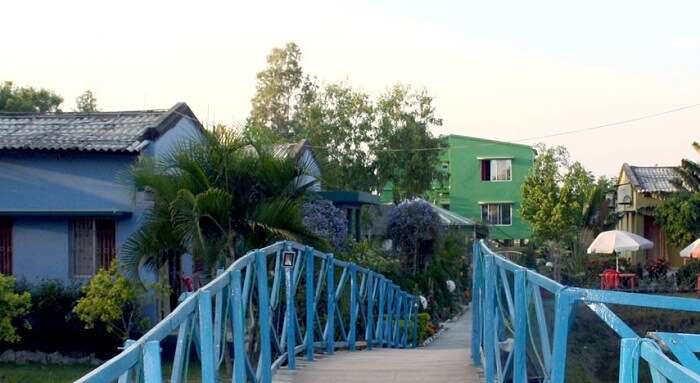 Bridge at united 21 beach resort near Kolkata