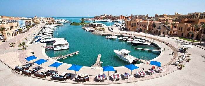 The beautiful El Gouna in Egypt