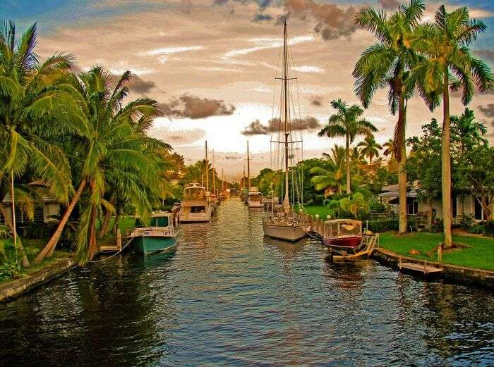 The stunning canal city of Ft. Lauderdale in Florida