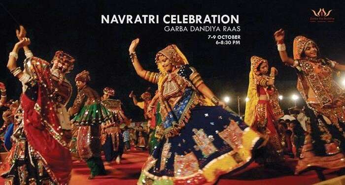 Garba Dandiya Raas celebrations at Zorba