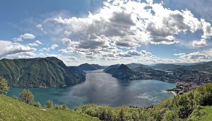 Lake Lugano And Ticino are some of the best places to visit in Europe in June