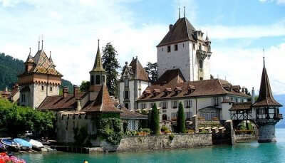 Oberhofen Castle, one of the major Switzerland Tourist Attractions