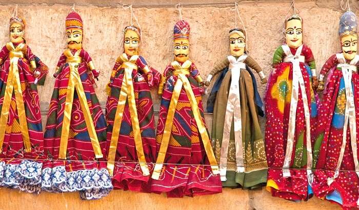 Puppets for sale at Sadar Bazaar