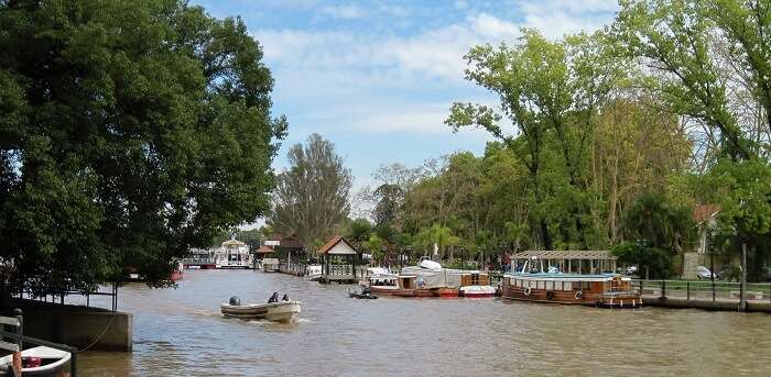 The waters at Tigre in Argentina