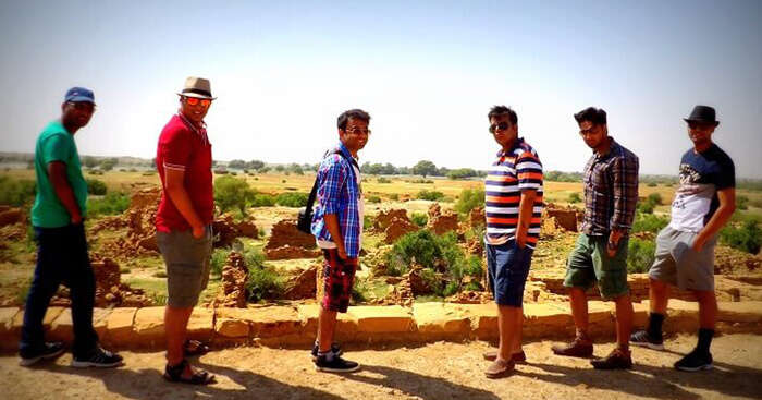 Bhavya and his gang on a group trip to Jaisalmer
