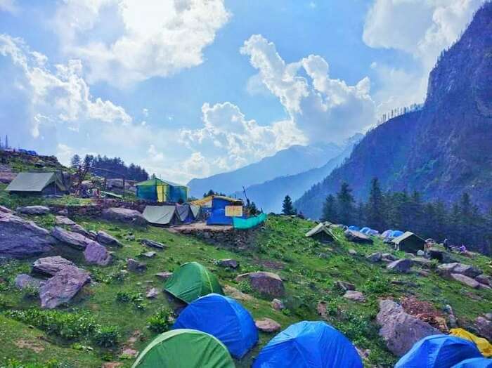 camping tents kheerganga