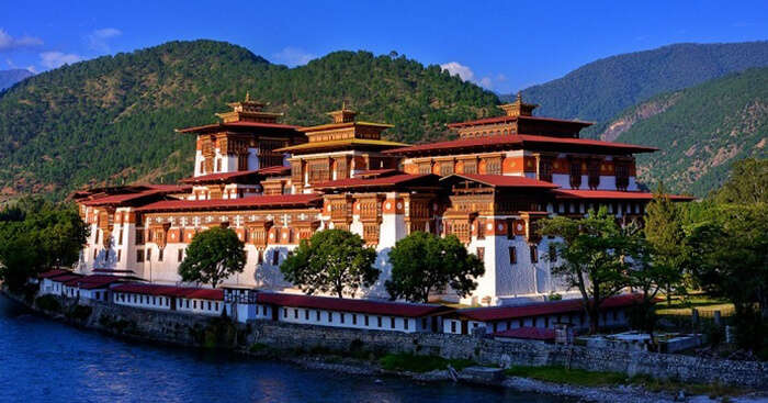 A beautiful shot at the Punakha Dzong