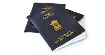The passport of India