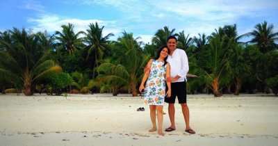Sanjay on a romantic trip to Maldives