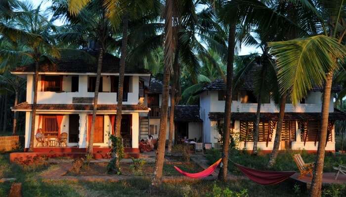 Two luxury cottages at Kannur Beach house - an economy beach resort in Kerala