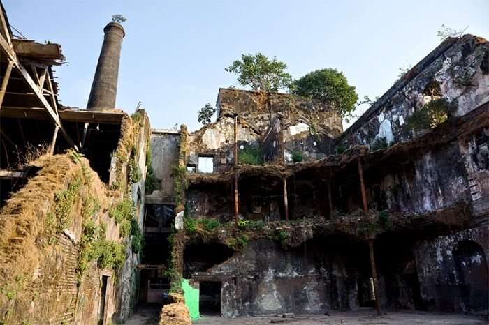 A view of the haunted Mukesh Hill at Colaba