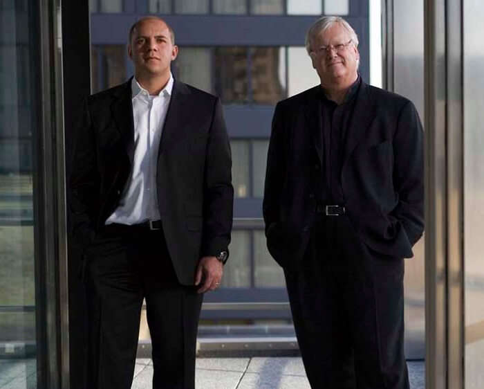 The architects of burj Khalifa and Kingdom Tower - Adrian Smith and Gordon Gill