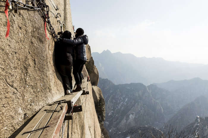 Mount Huashan Dangerous hiking
