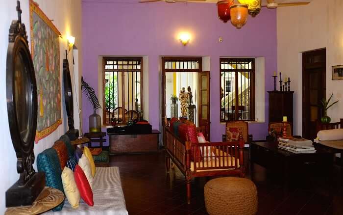 The colorful interiors of Sui House