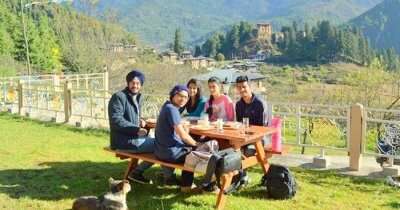 Jaskaran and his gang on their Bhutan trip