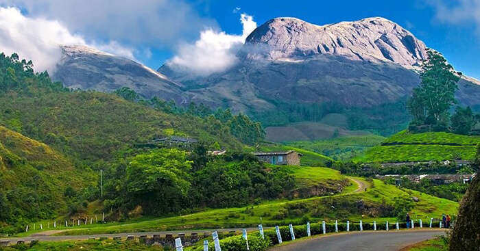 A snap taken from Munnar of the beautiful landscape of the surroundings
