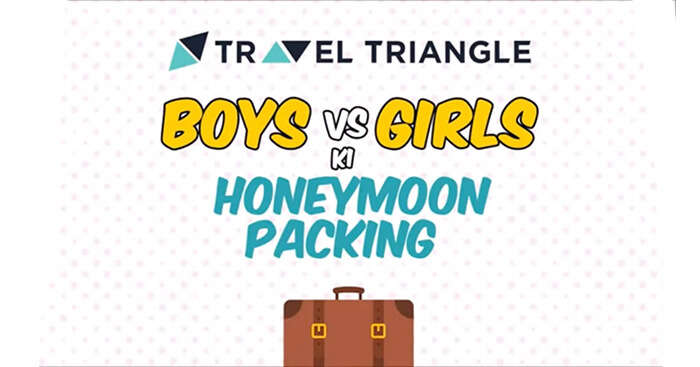 Honeymoon packing for boys vs those for girls