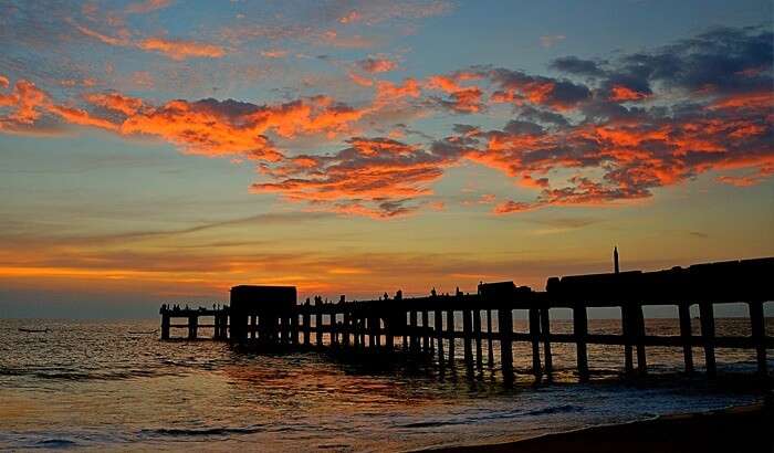 Sunsets in Trivandrum are extremely mesmerising and can not be missed