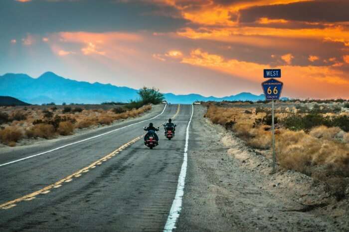 Take the famed Route 66 and explore the gems of USA