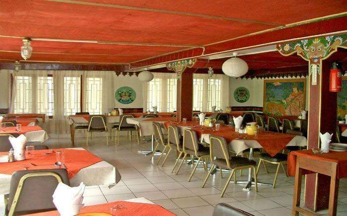 Restaurant of Hotel Shambhala