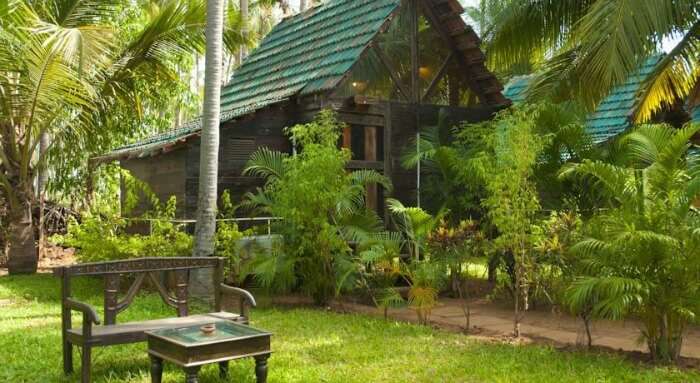Laze around on the private beaches of the Leela Cottages in Goa this monsoon season