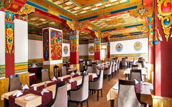 Dining area of Singge Palace